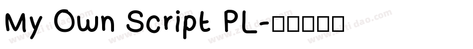 My Own Script PL字体转换